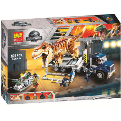 Конструктор BELA 10927 транспорт для перевозки Ти-рекса - Dinosaur World